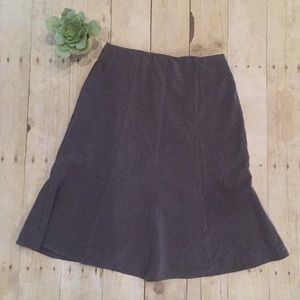Pre owned Grey Flare Skirt Size S
